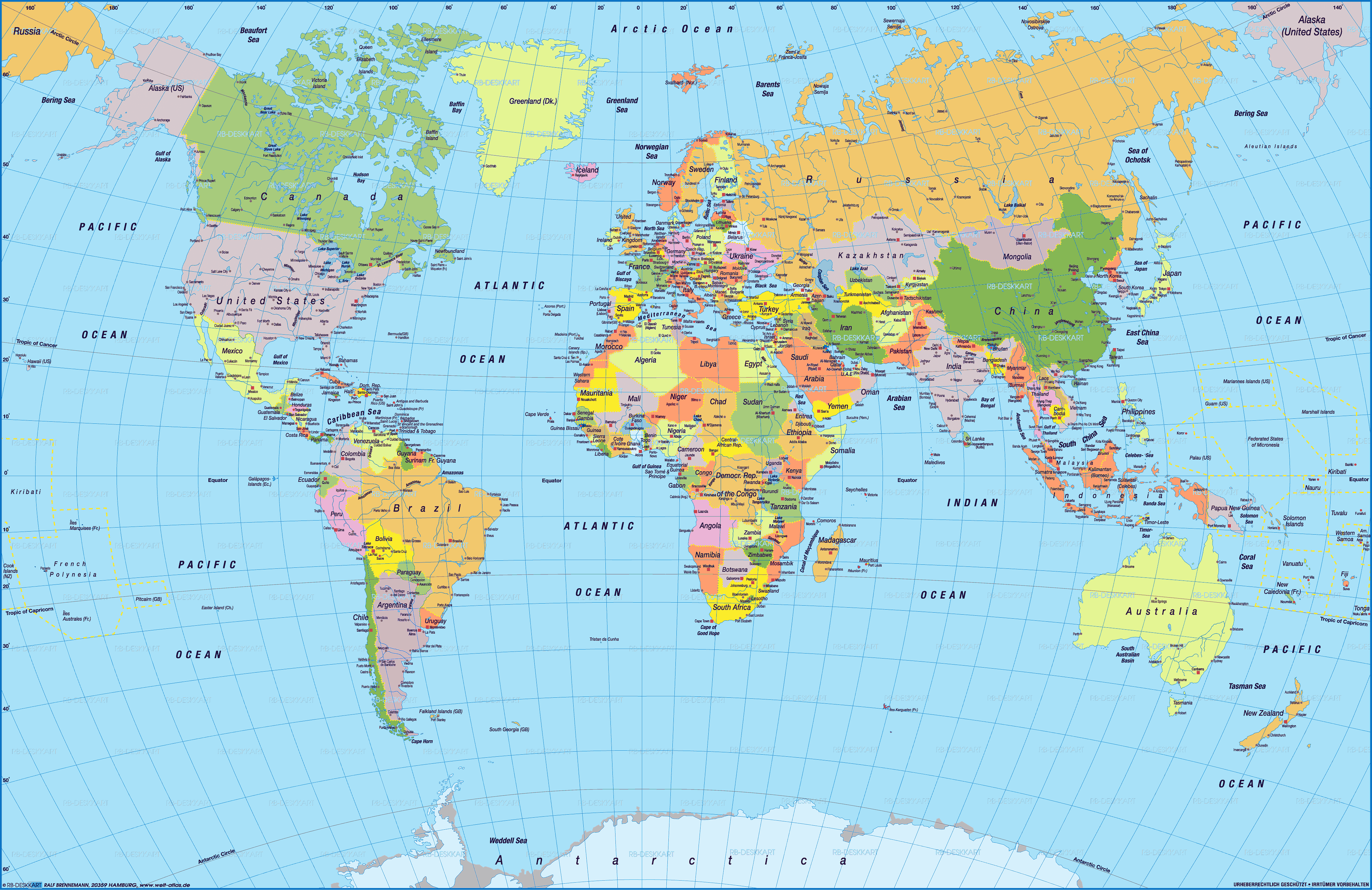 A collection of World Maps - Guide of the World