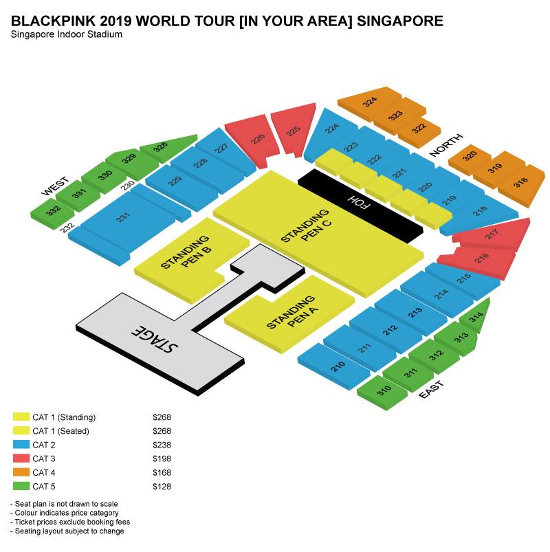 BLACKPINK Releases Ticketing Details For Their Singapore World Tour Stop