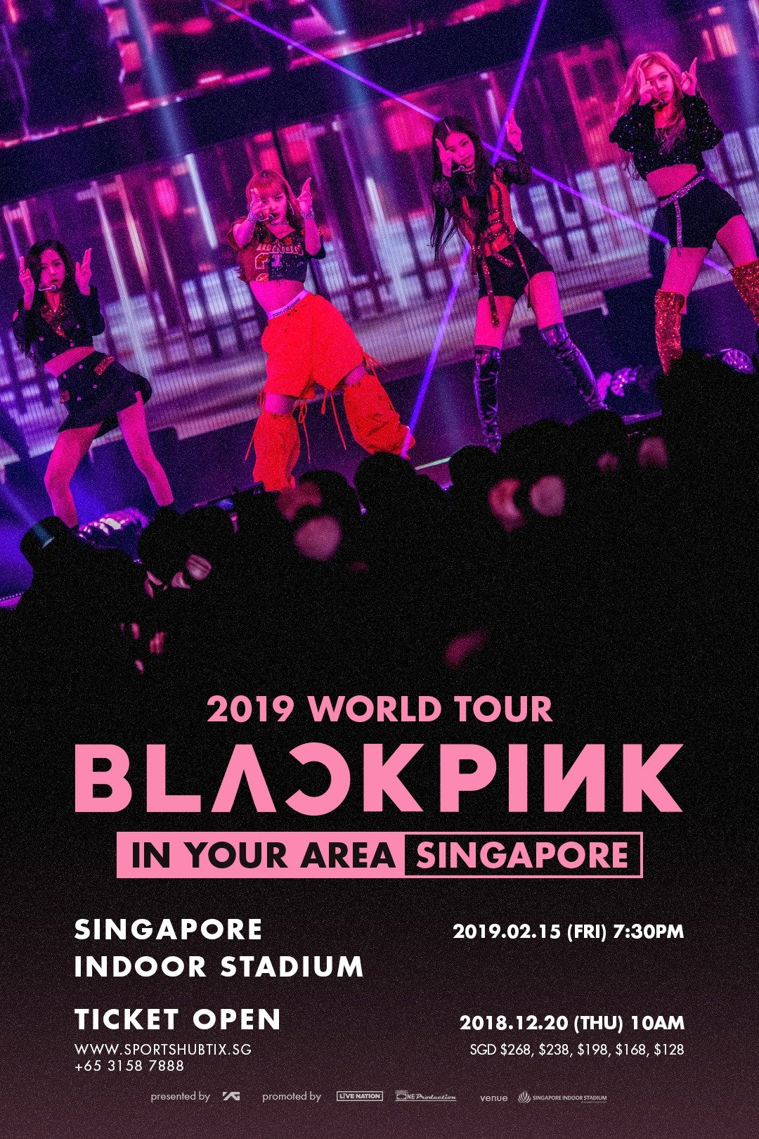 BLACKPINK Releases Ticketing Details For Their Singapore World Tour Stop