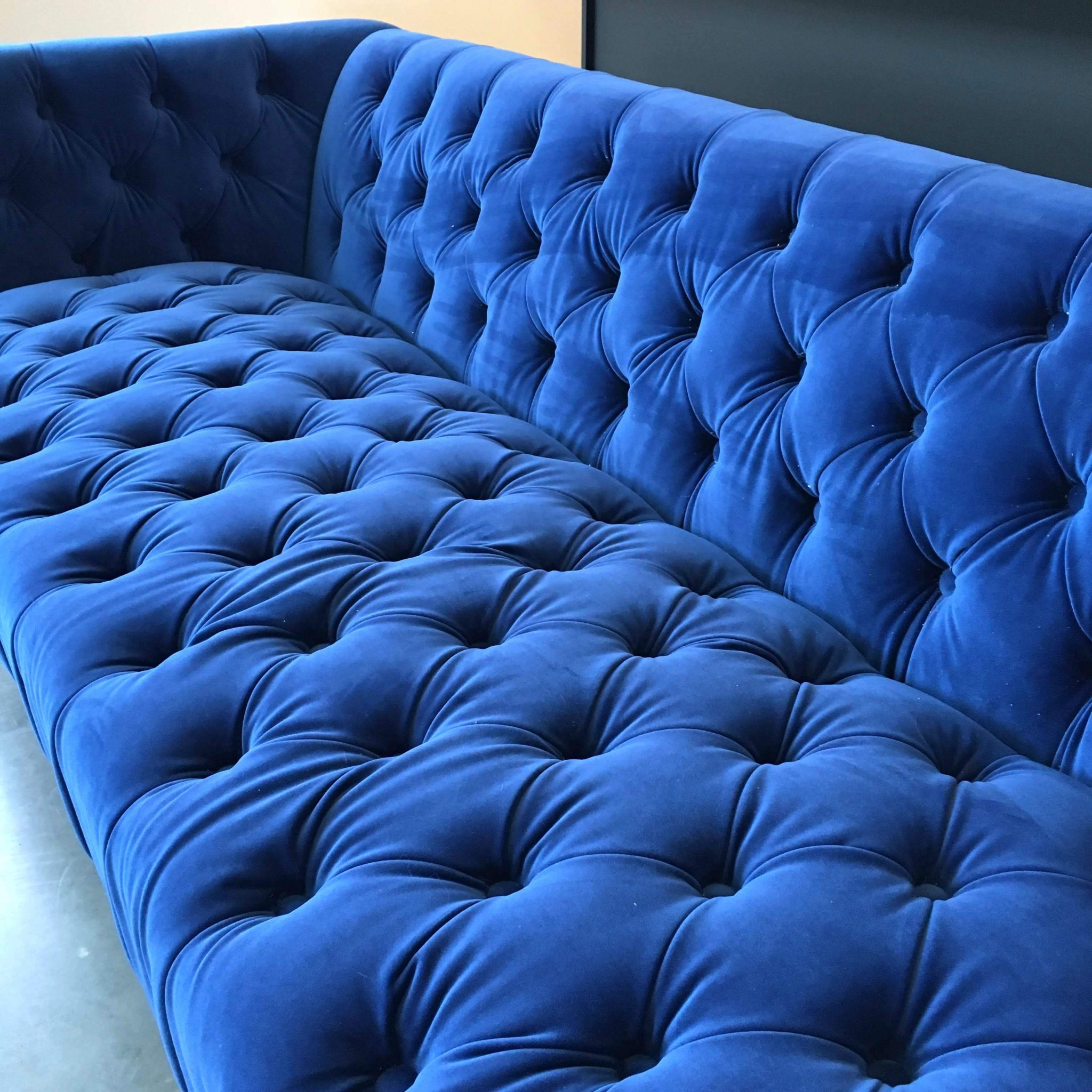 Blue Velvet Sofa - Hausmodern - Beautiful Modern And Mid-century Modern Furniture