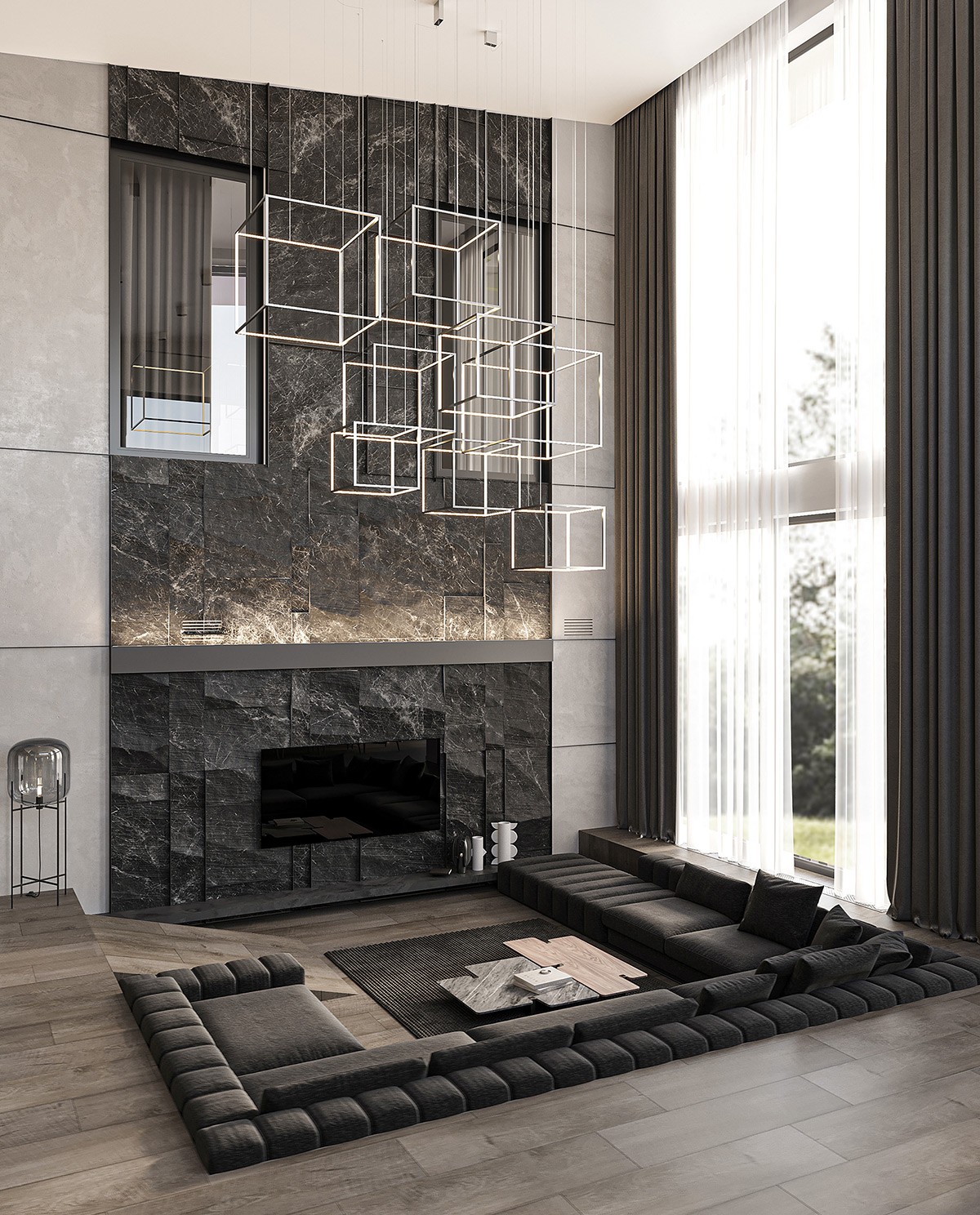 40 Black Couch Living Rooms With Tips To Help You Decorate YoursInterior Design Ideas.