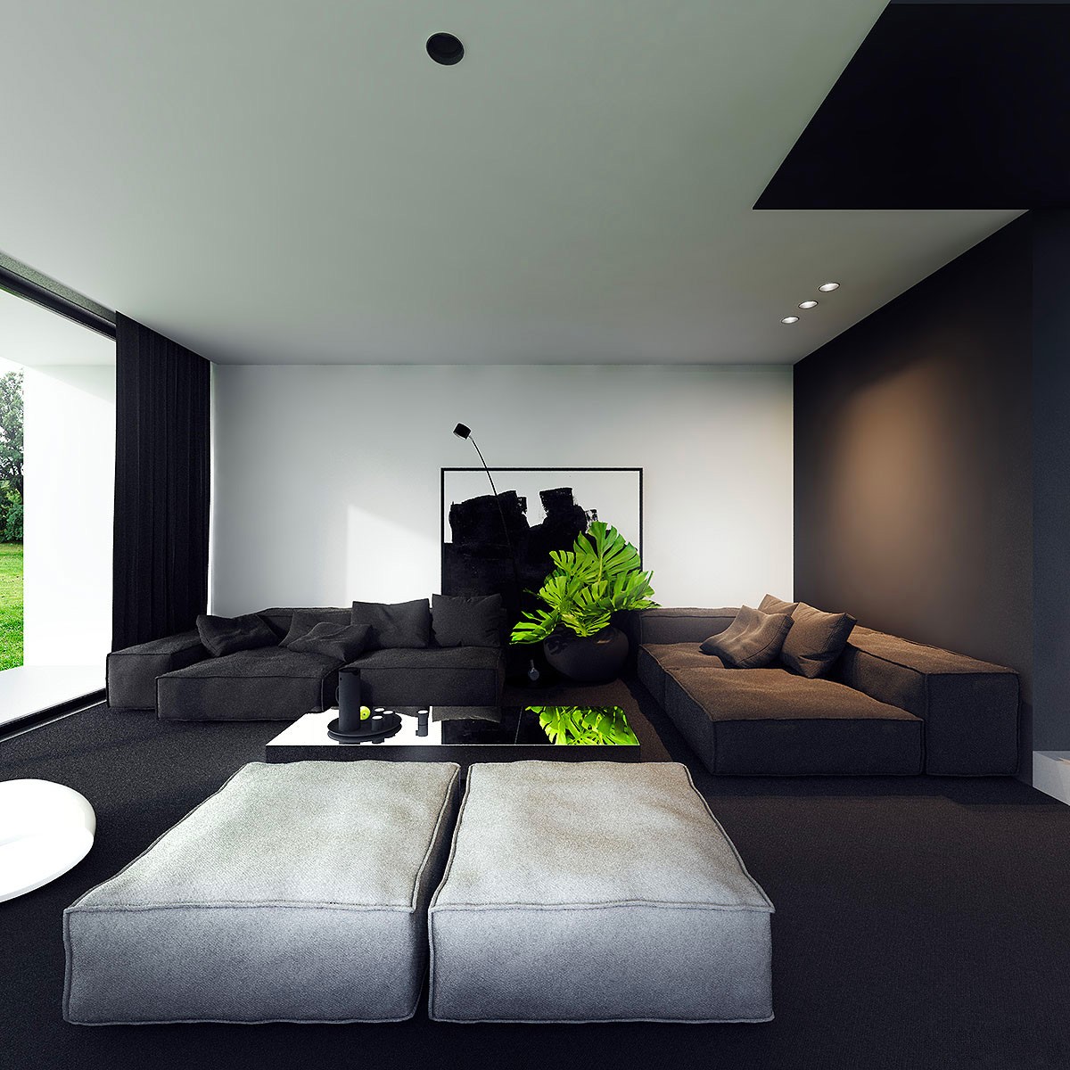 Decorating With Black Furniture In The Living Room | Baci Living Room