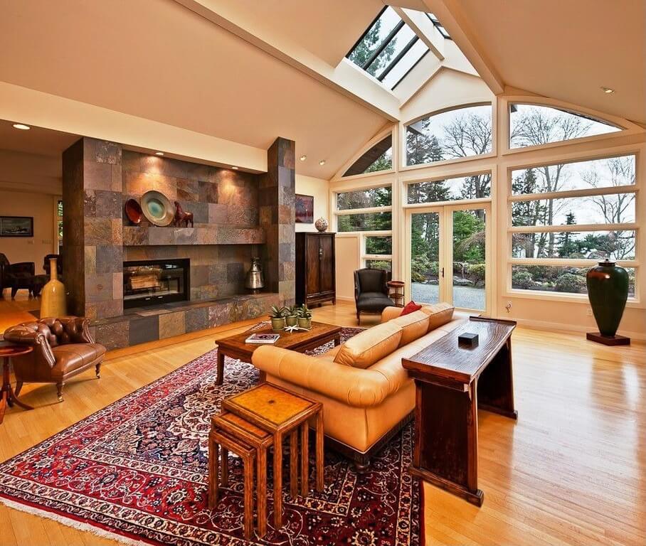 26 Living Rooms Naturally Lit with Skylights
