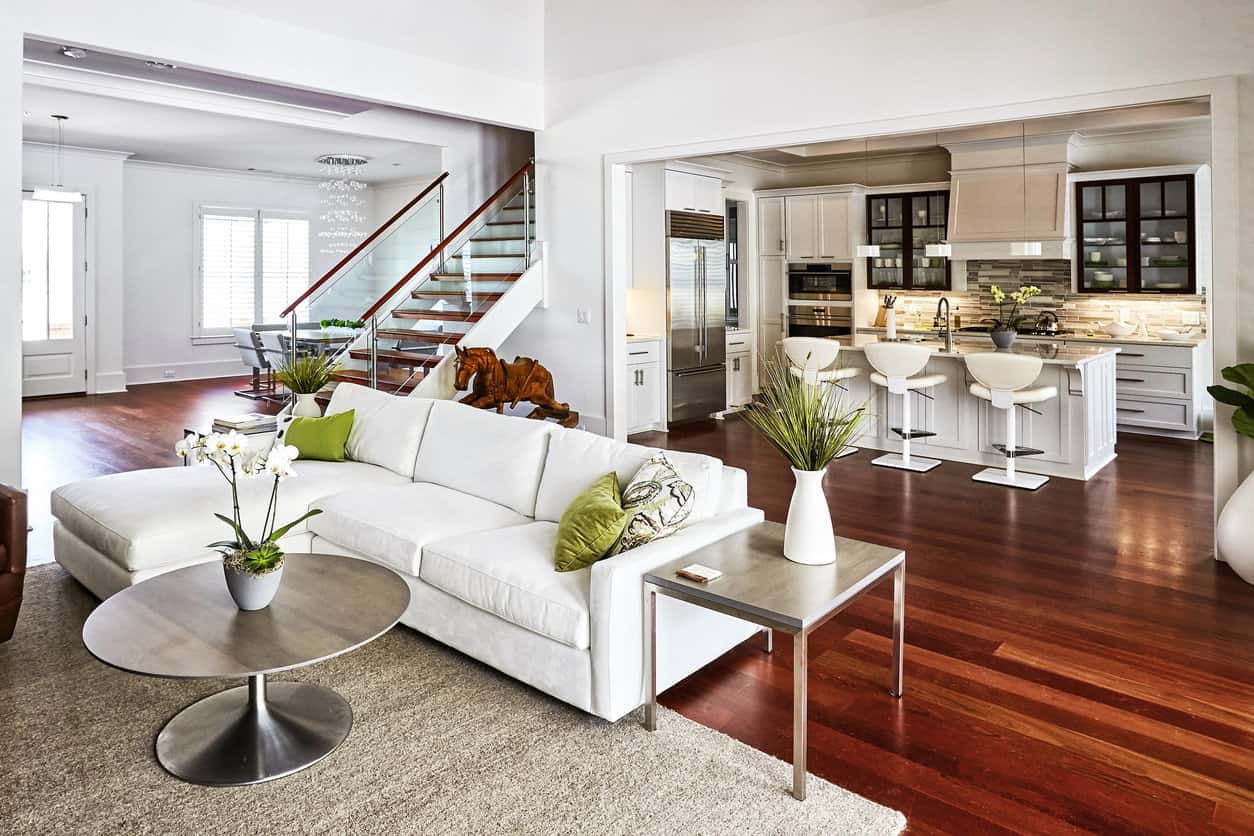 Living, Dining, Kitchen Design Ideas in The Same Open Layout | House & Home