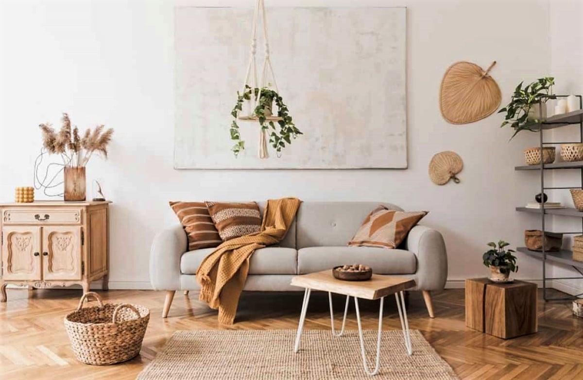 How To: The Minimalist Bohemian Living Room - Homilo