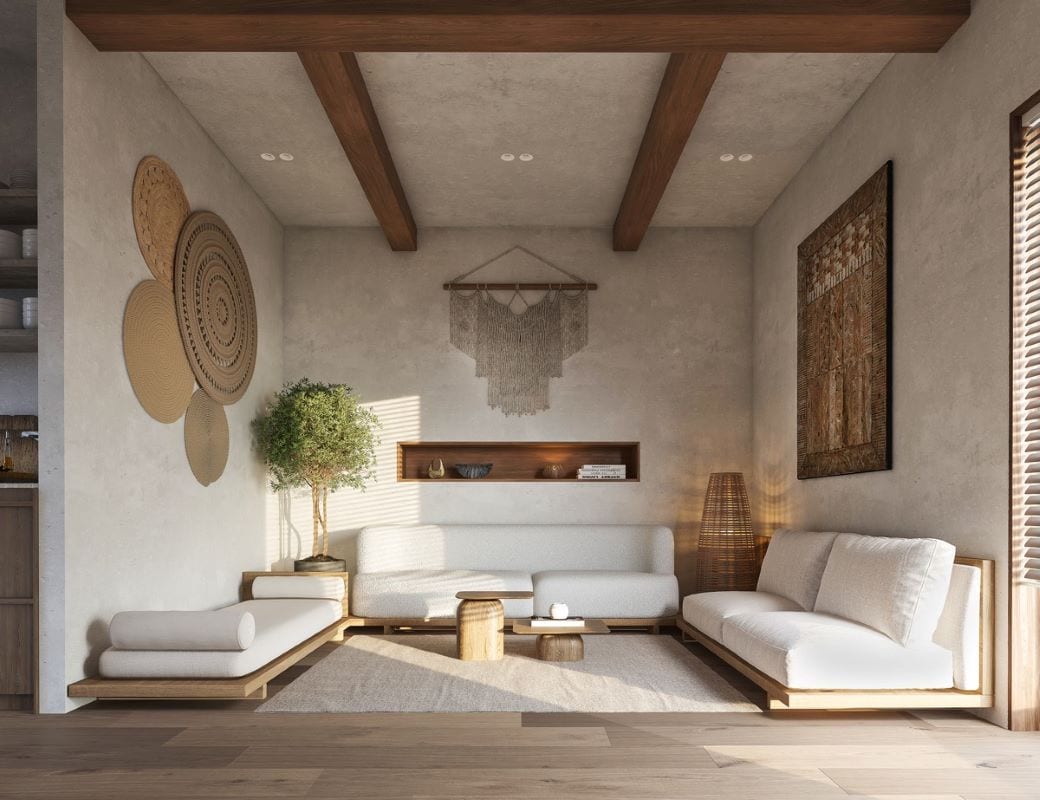 How To: The Minimalist Bohemian Living Room - Homilo