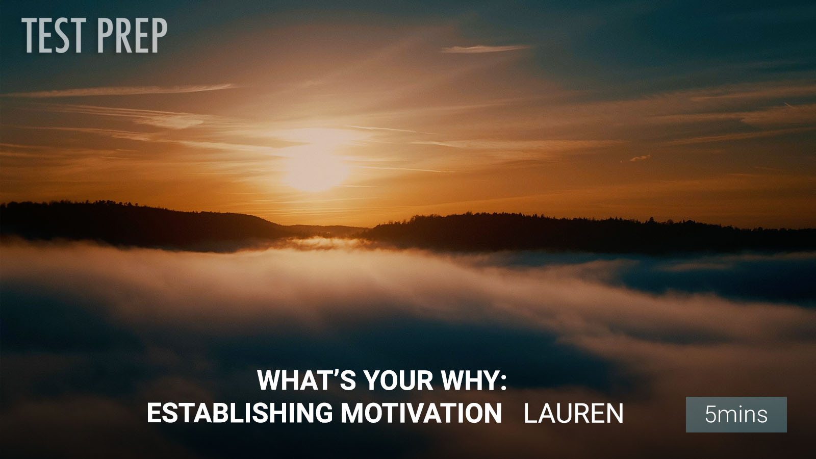 Establishing Motivation - Inner Dimension TV