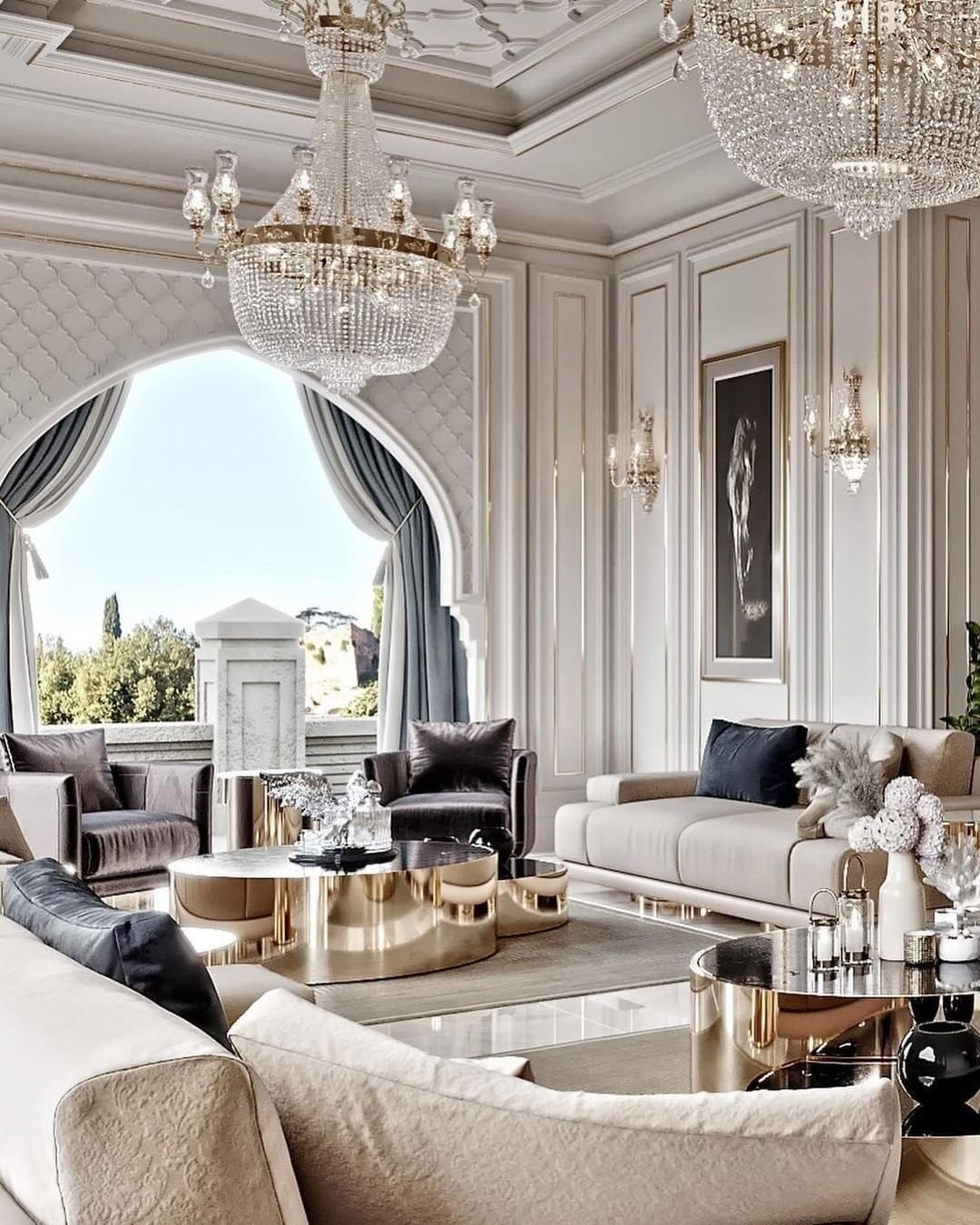 Luxury Living Room | Cabinets Matttroy