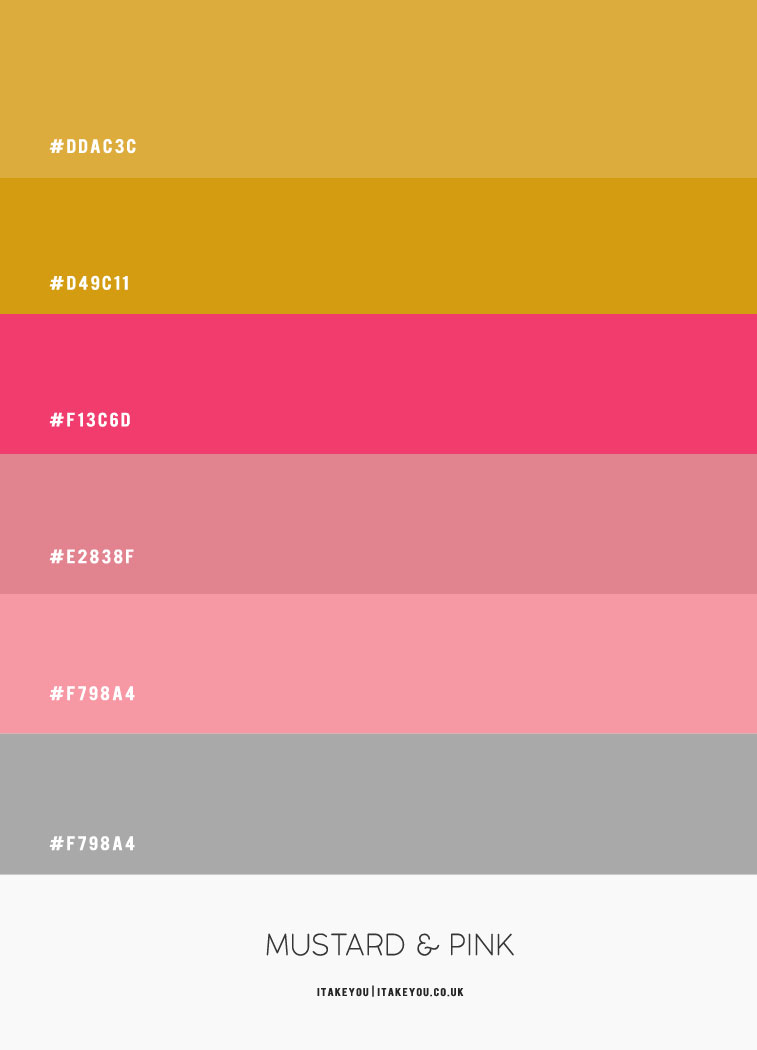 Mustard Yellow Color Combinations