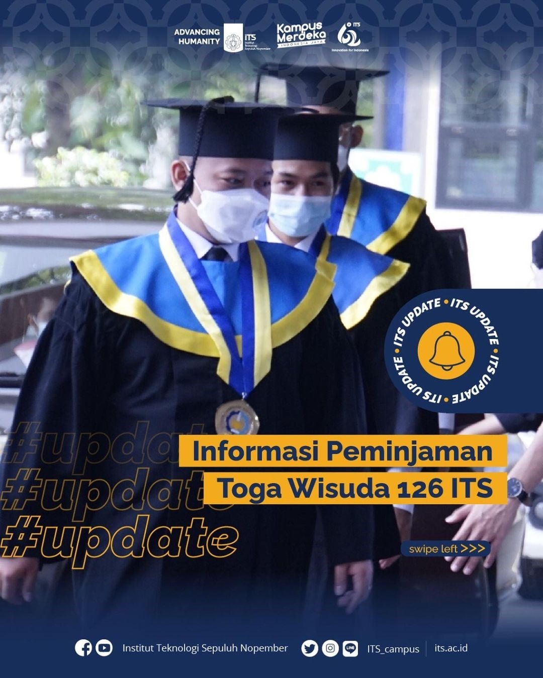 Informasi Peminjaman Toga Wisuda ITS Ke-126 - Institut Teknologi Sepuluh Nopember