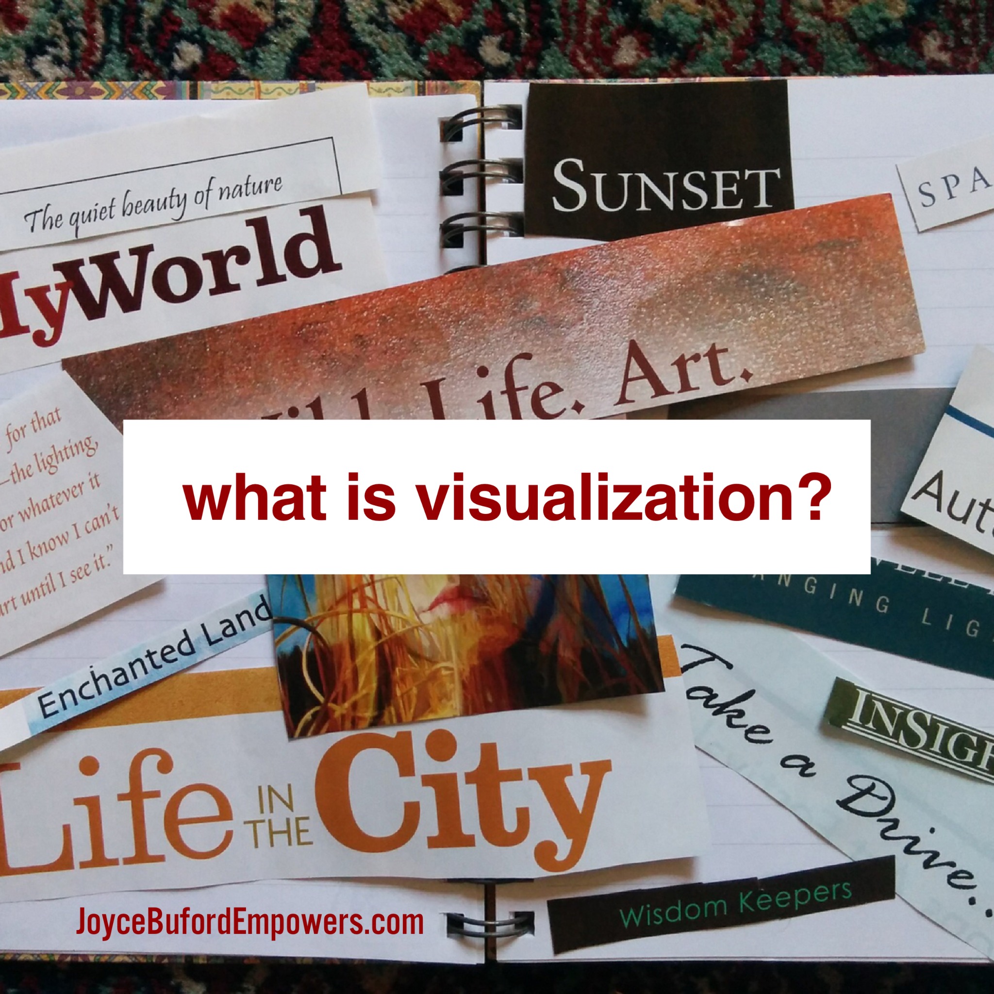 What Is Visualization? - Joyce Buford