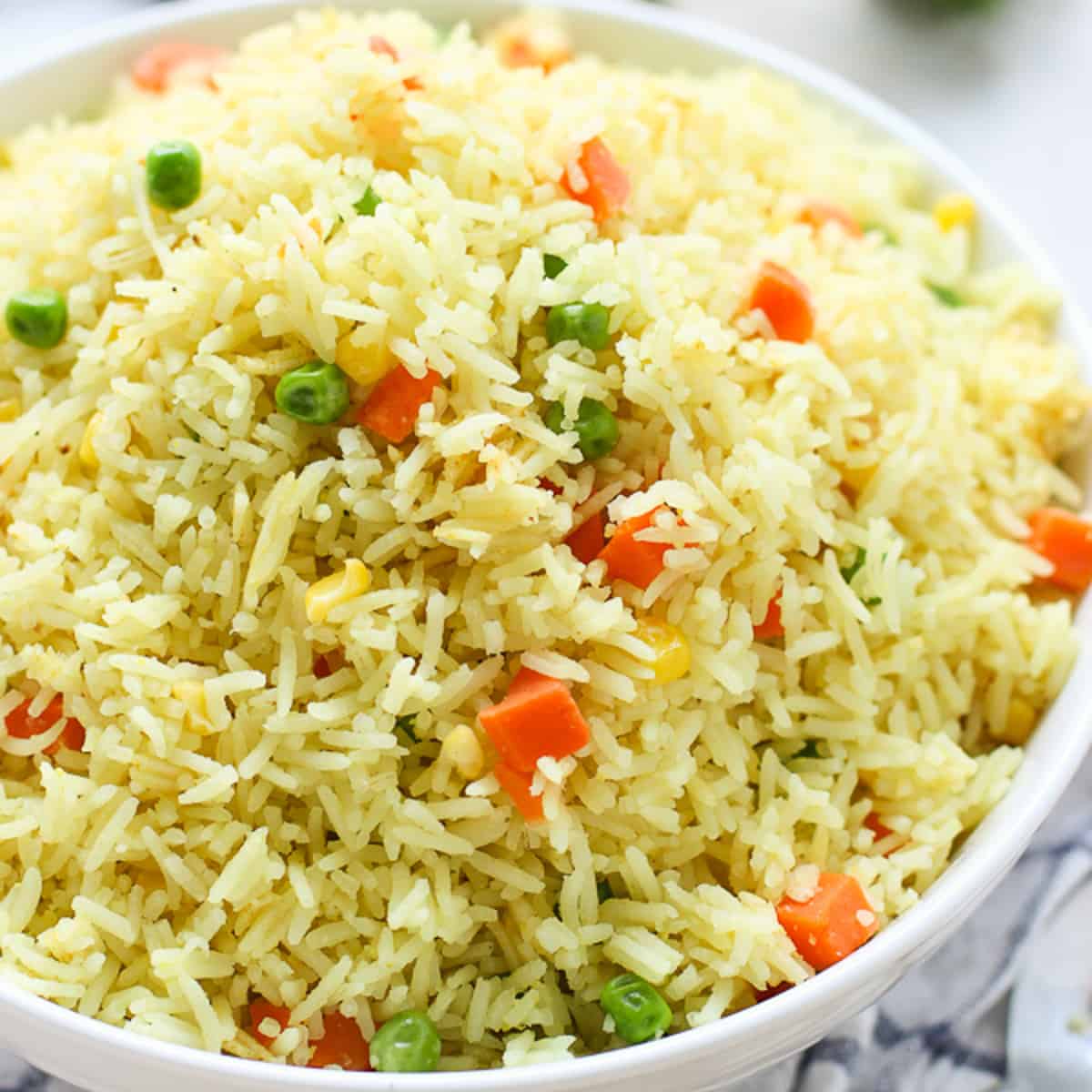 Easy Mixed Vegetable Rice - Joyous Apron