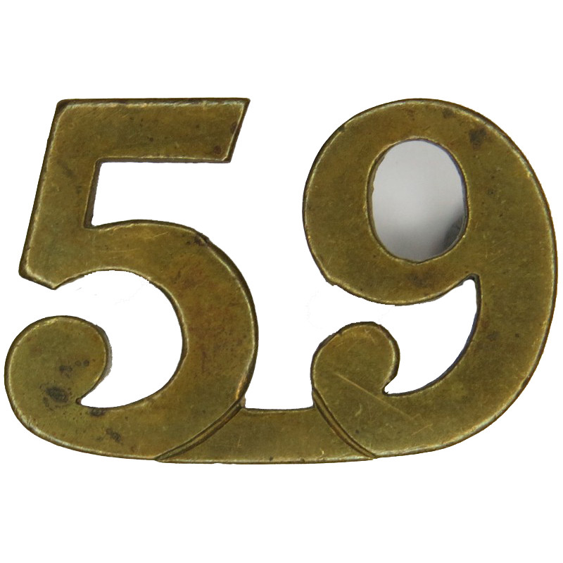 59 (59th Stormont & Glengarry Battalion Of Infantry) shoulder title