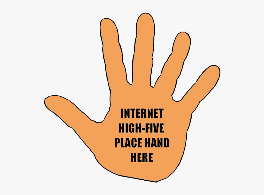 High Five - Virtual High Five Meme, HD Png Download - kindpng