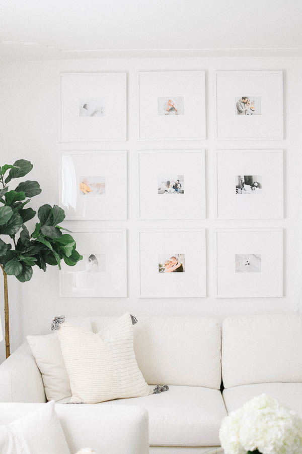 Easy Living Room Gallery Wall - Kristin Jones