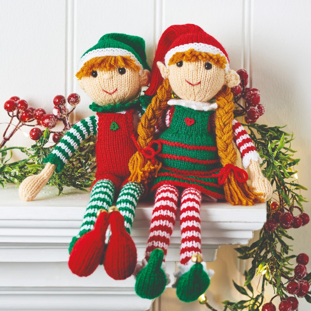 Knitted Elves | Knitting Patterns | Let&#39;s Knit Magazine