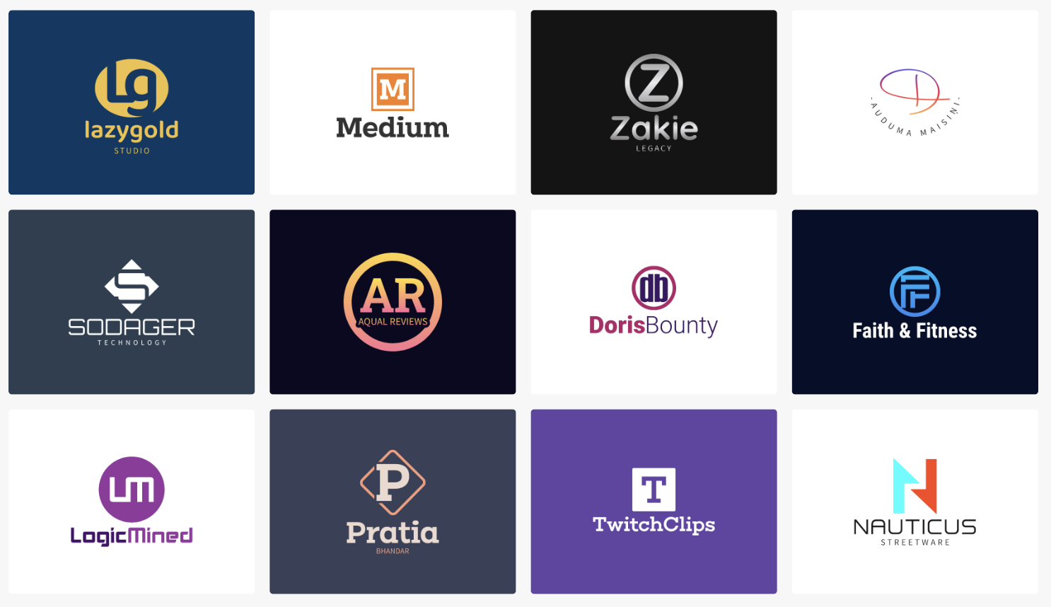 Initial Logo Design - How To Create Your Own Initial Logo In 1 Minute - LogoAI