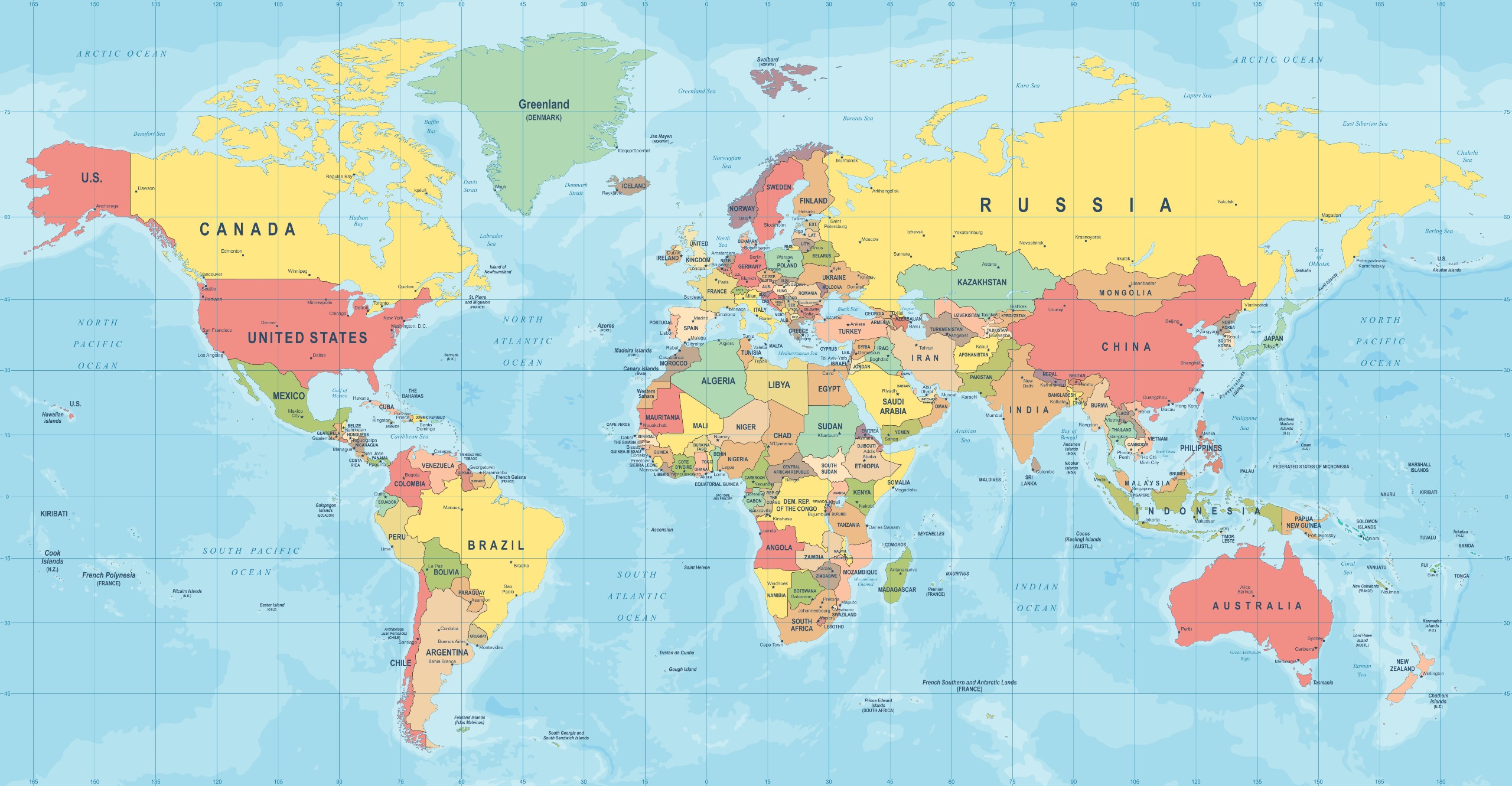 Political World Map| Mappr