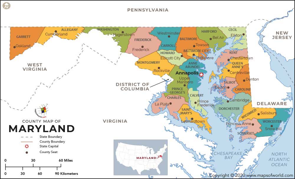 Map Of Md Counties| Gadgets 2018