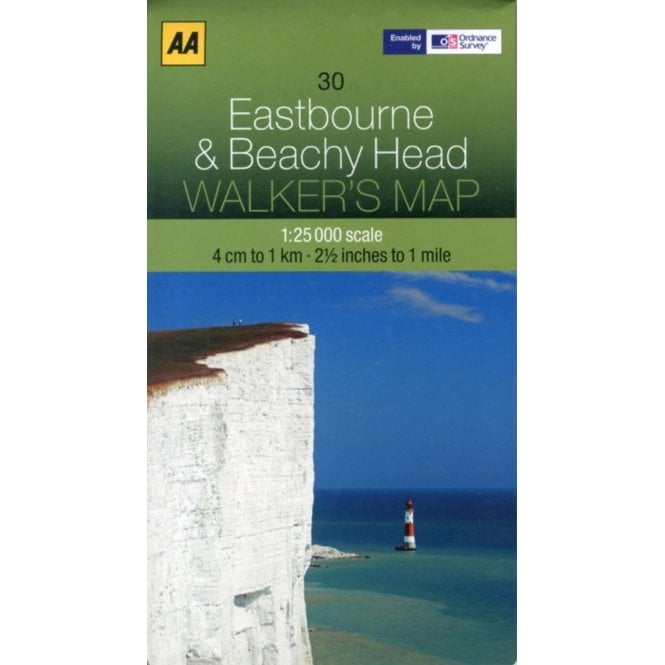 Eastbourne And Beachy Head - AA Walkers Map Sheet 30