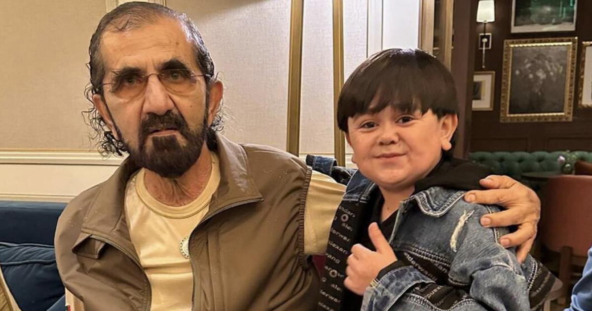 Dubai&#39;s popular internet star Abdu Rozik meets UAE ruler, Sheikh Mohammed bin Rashid Al Maktoum ...