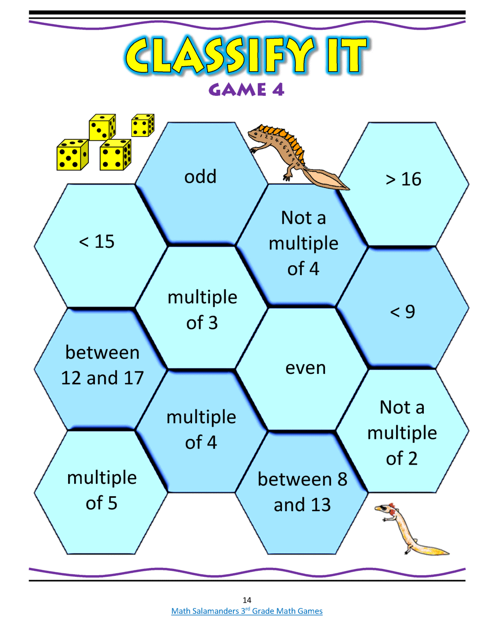 Math Games And Worksheets