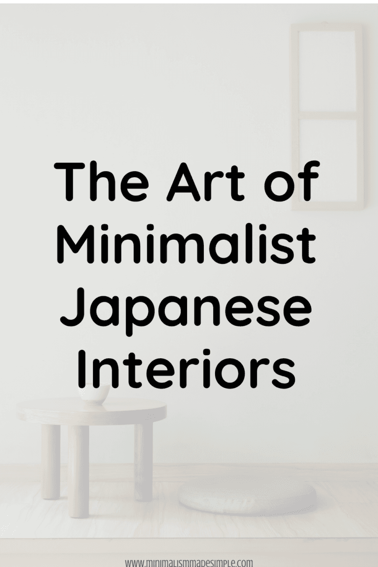 The Art of Minimalist Japanese Interiors