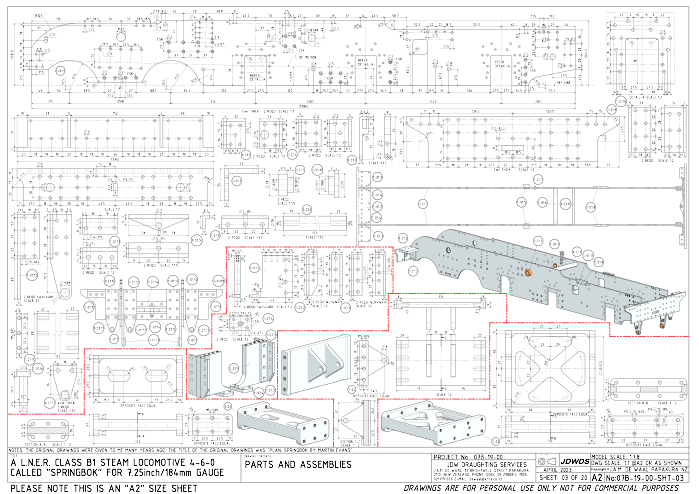 LNER B1 Drawings 1