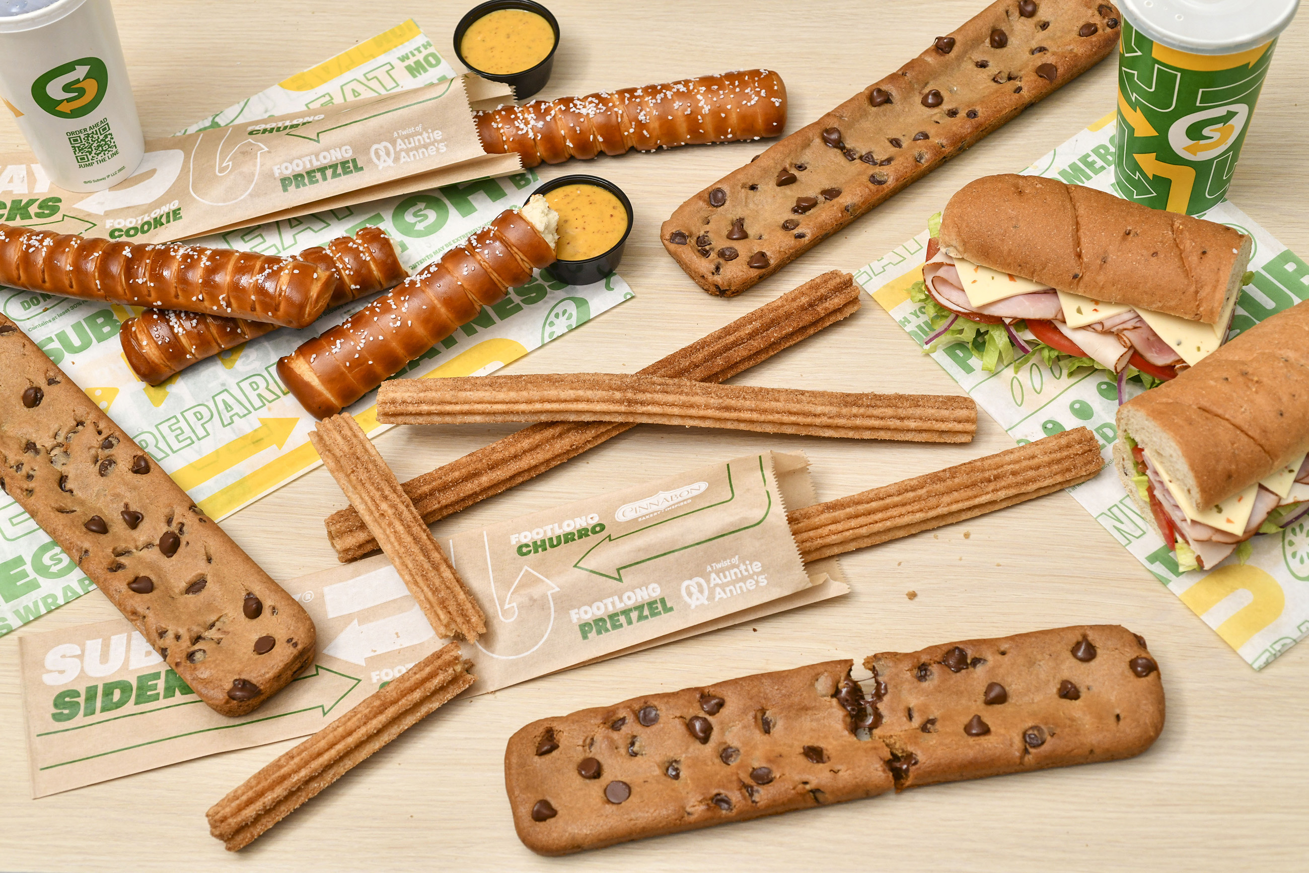 SUBWAY® REVEALS SIDEKICKS, AN IRRESISTIBLE COLLECTION OF FOOTLONG COOKIES, CHURROS AND PRETZELS...