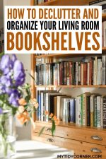 How to Declutter and Organize Your Living Room Bookshelves