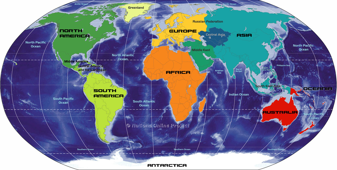 Map Of The World Showing Continents And Countries - Spring Break 2024 Florida