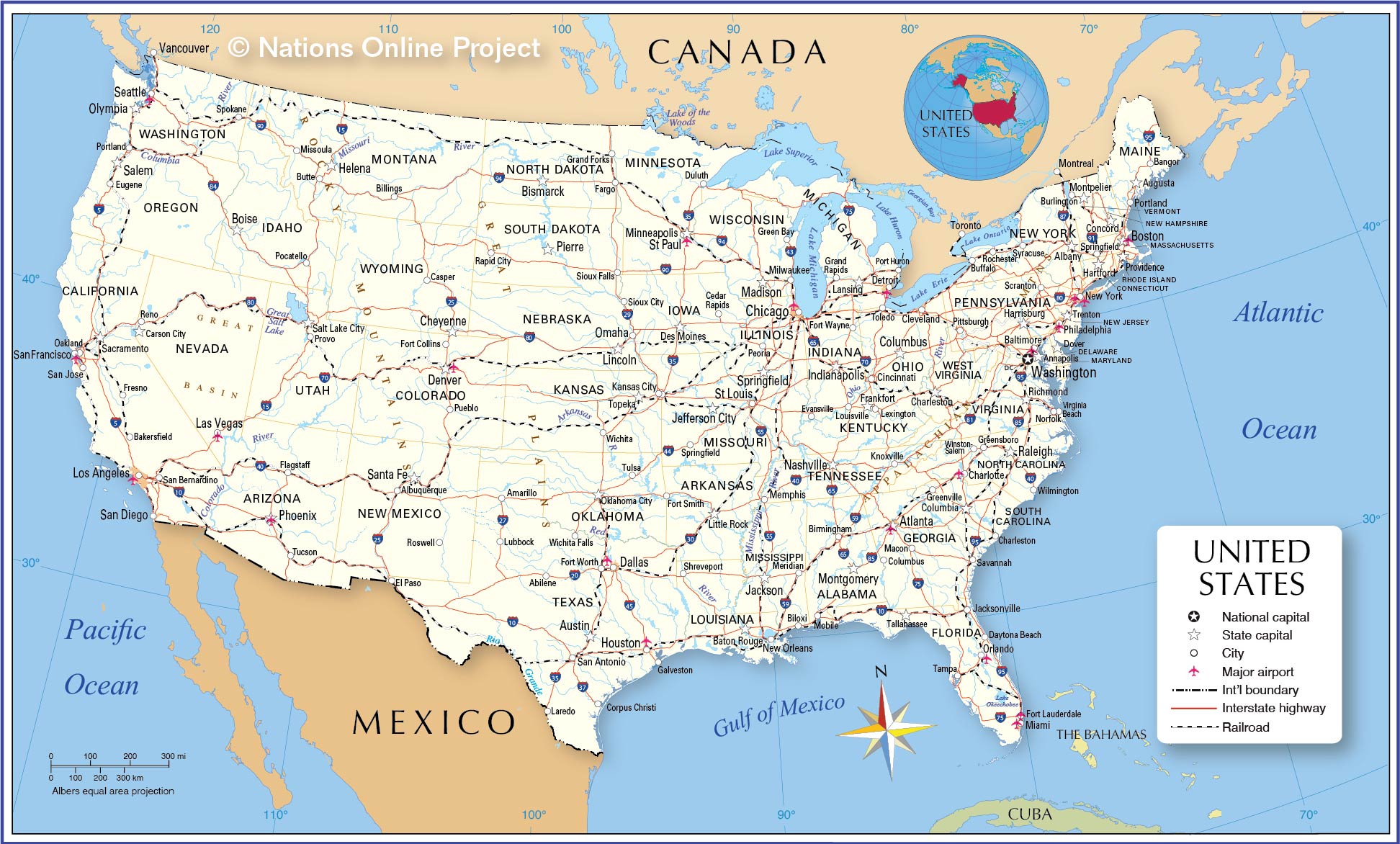 On A Map Of The United States - Dannie Elisabeth