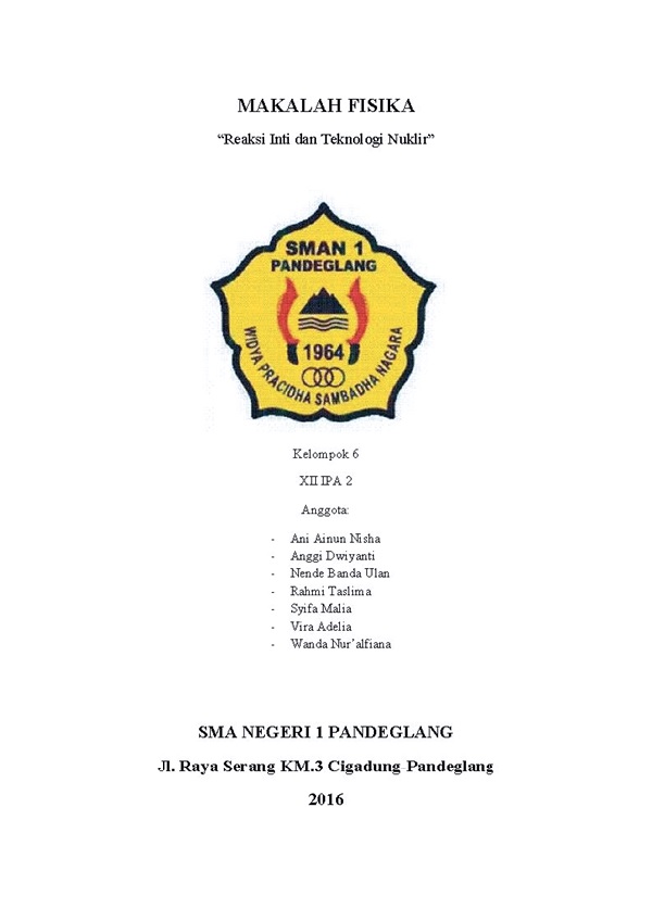 Contoh Makalah Yang Benar Dan Tepat - Galeri Sampul