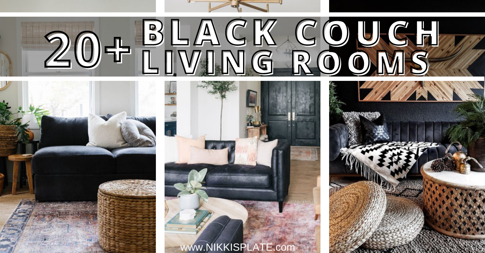 Living Room Black Sofa Interior Design Ideas - Infoupdate.org
