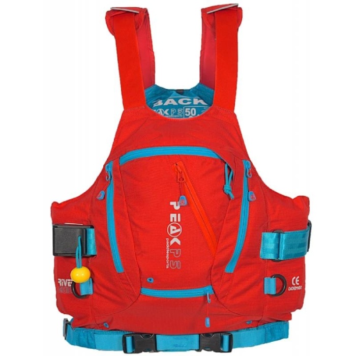 Zwemvest Kajak Peak River Guide Vest Red