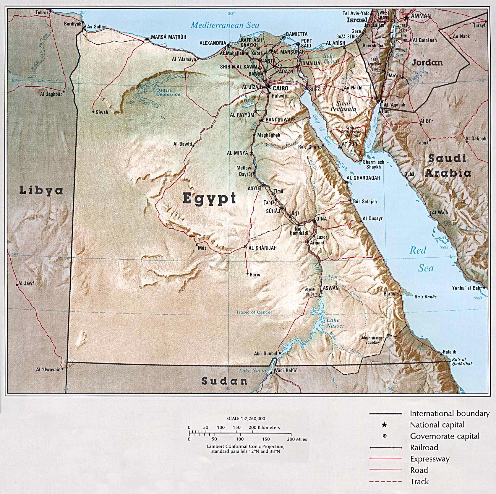Egypt Maps| Printable Maps Of Egypt For Download