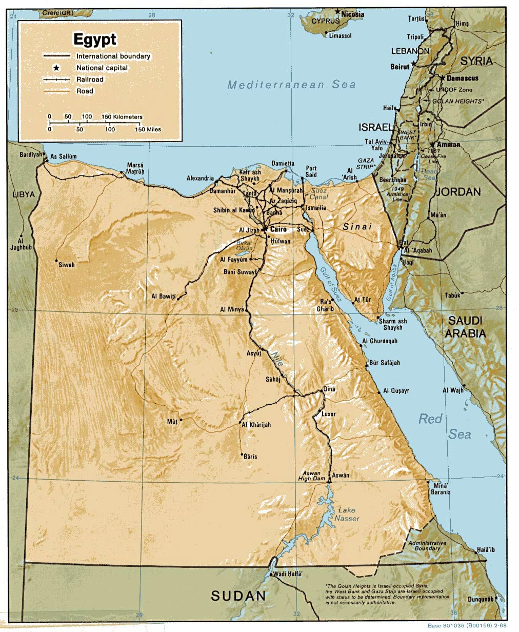 Egypt Maps| Printable Maps Of Egypt For Download