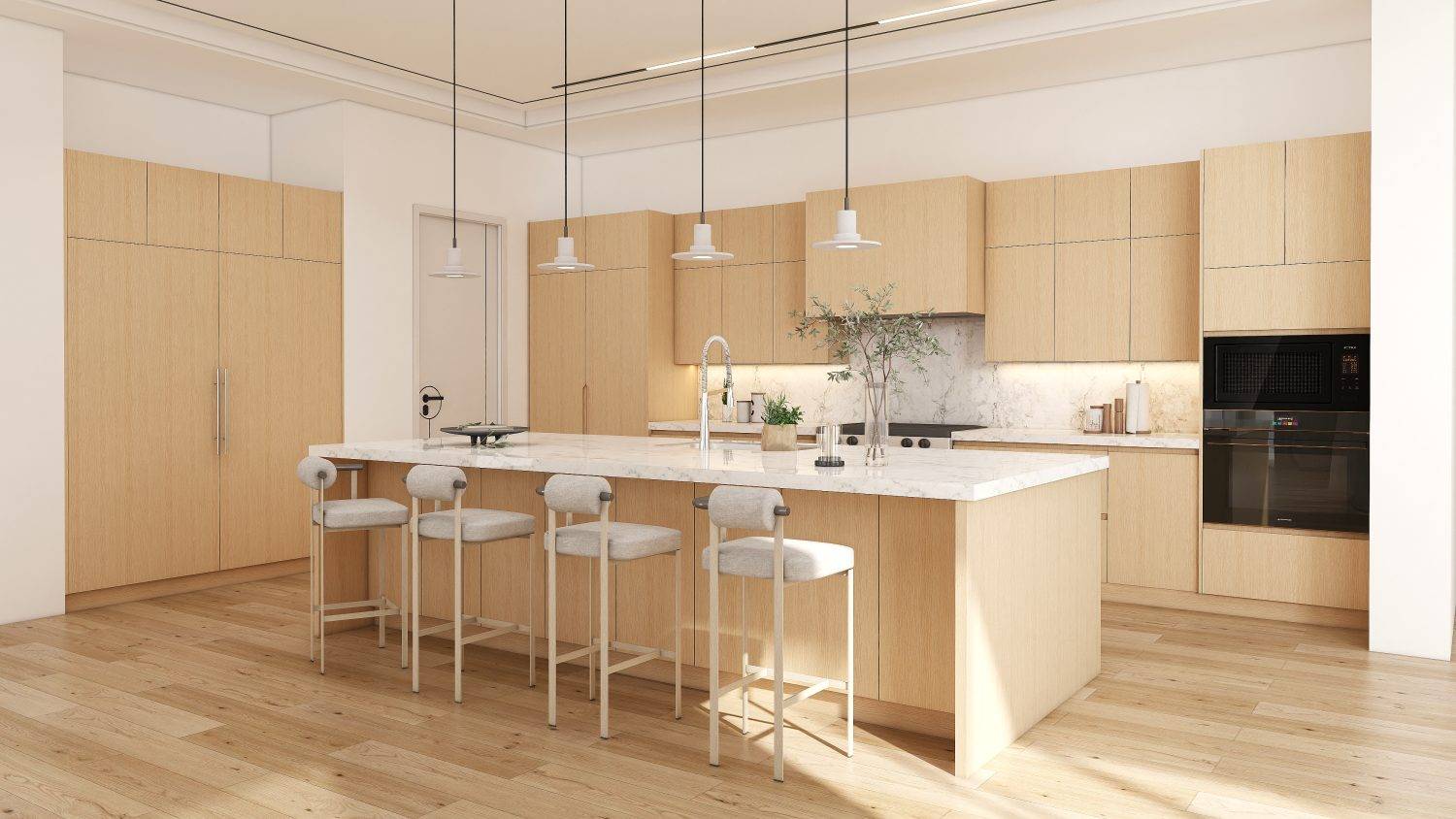 How To Make White Oak Kitchen Cabinets Feel Fresh And Contemporary? - PA Kitchen