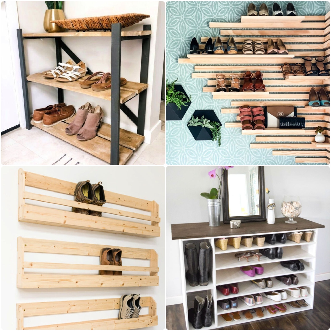 26 Homemade DIY Shoe Rack Ideas - DIY Shoe Storage