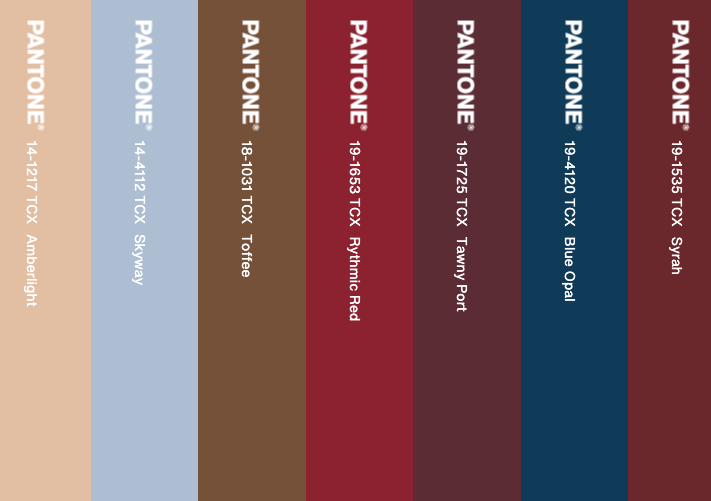 PANTONE® USA| COLOR PALETTES