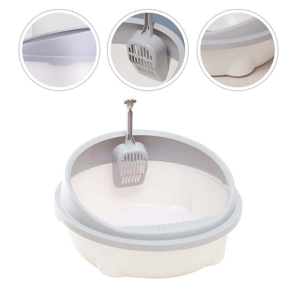 Round Shape Cat Litter Box - Pet Zone BD