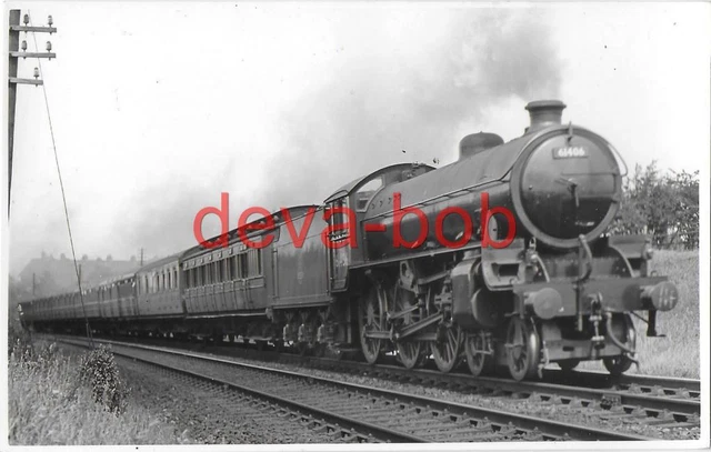 RAILWAY PHOTO LNER B1 61406 Croft Spa 1950 Thompson 4-6-0 Loco £1.35 - PicClick UK