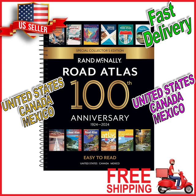 Road Atlas 2024 United States - Perla Brandais