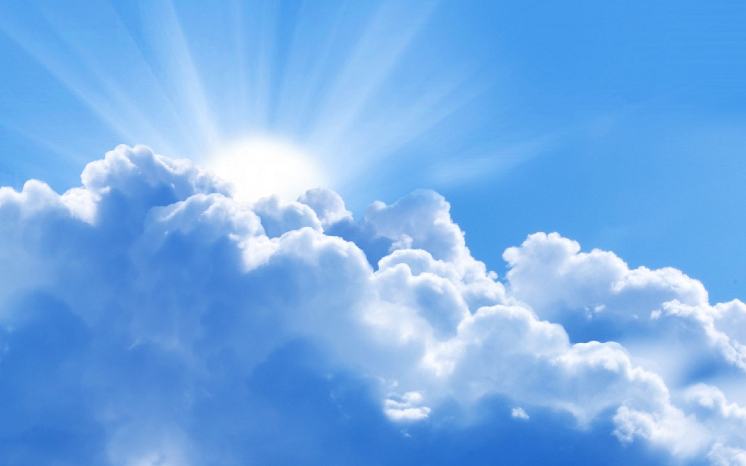 Sun And Clouds Wallpaper | PixelsTalk.Net