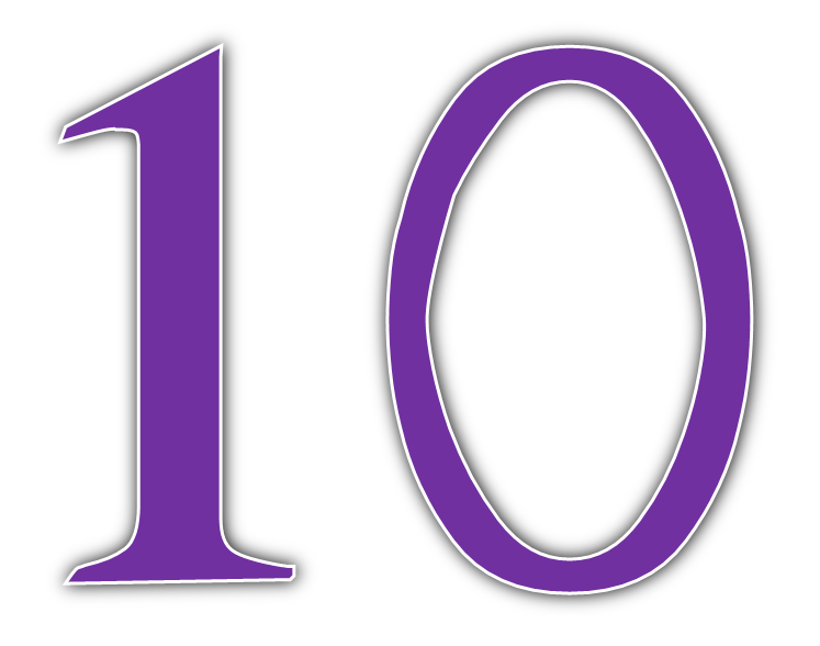 10 Number PNG Transparent Images