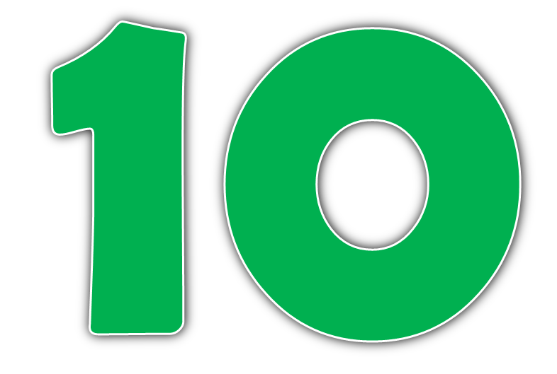 10 Number PNG Transparent Images