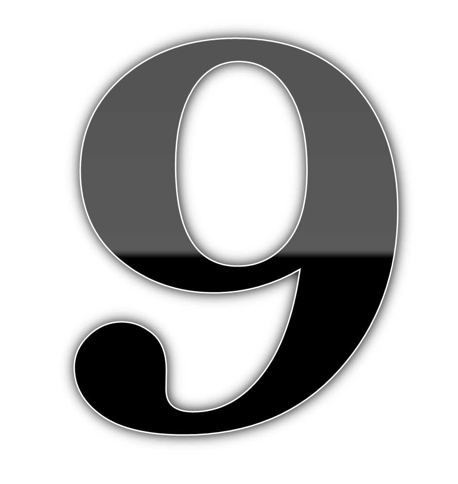 Number 9 Png