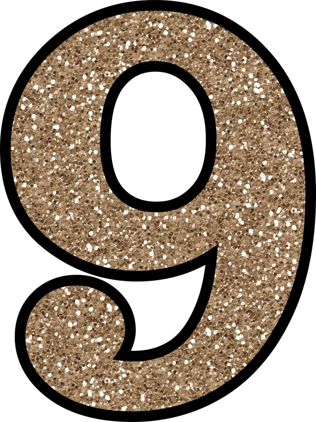 9 Number Transparent Images