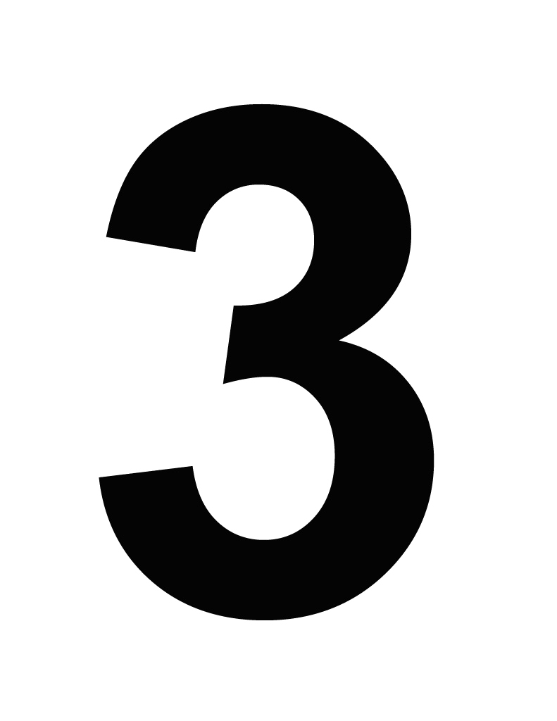 Number 3 PNG Transparent Images, Pictures, Photos