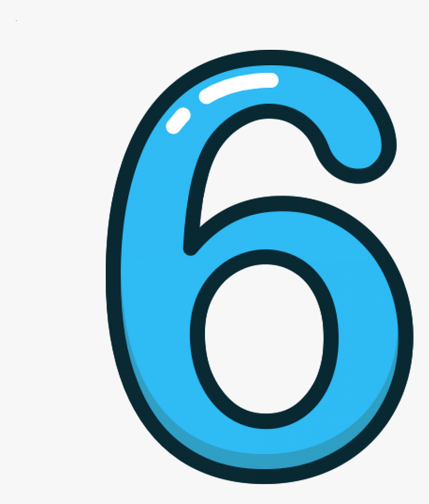 Number Six Png, Transparent Png , Transparent Png Image - PNGitem